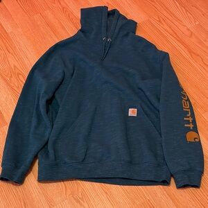 Carhartt Men's Dark Teal Hoodie